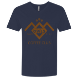 T-Shirts Midnight Navy / X-Small Coffee Club Men's Premium V-Neck