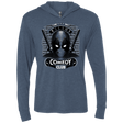 T-Shirts Indigo / X-Small Comedy Club Triblend Long Sleeve Hoodie Tee
