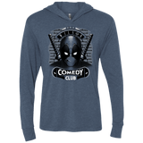 T-Shirts Indigo / X-Small Comedy Club Triblend Long Sleeve Hoodie Tee
