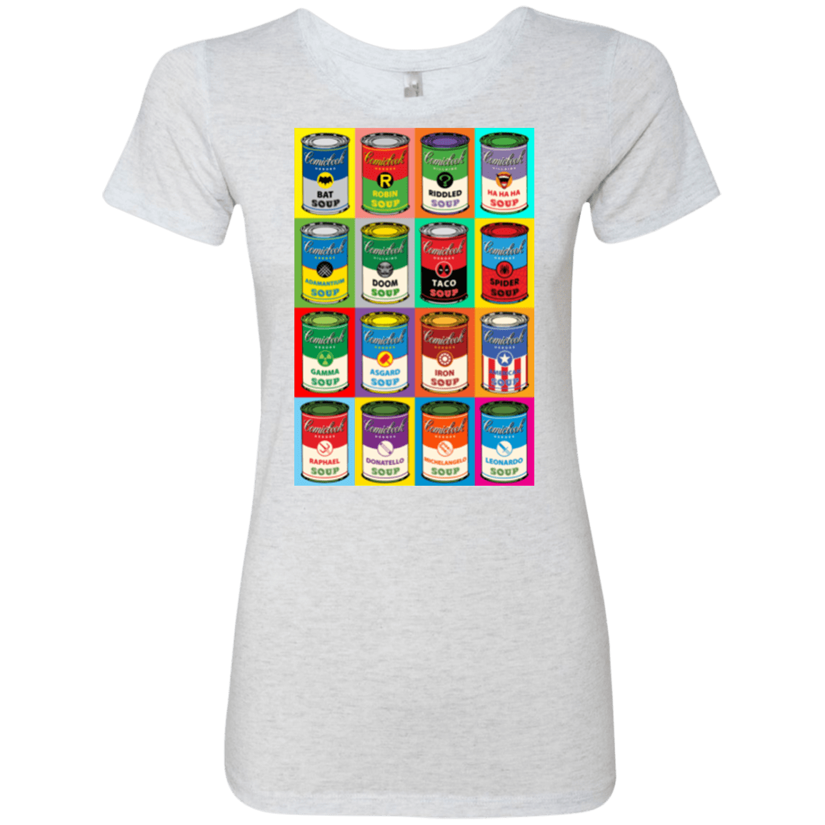 T-Shirts Heather White / Small Comic Soup Women's Triblend T-Shirt