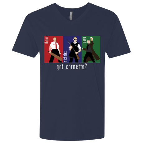 T-Shirts Midnight Navy / X-Small Cornetto Men's Premium V-Neck