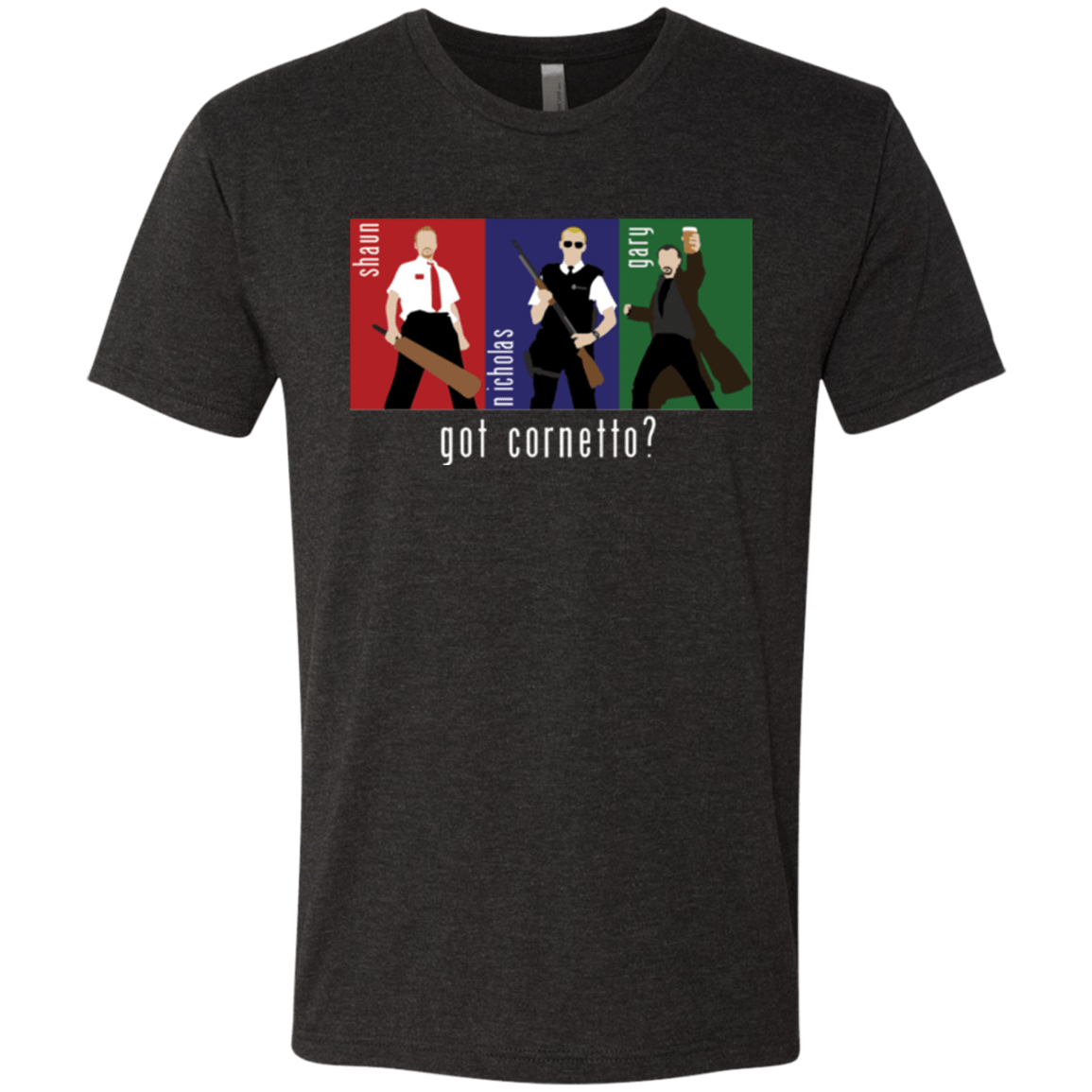 T-Shirts Vintage Black / Small Cornetto Men's Triblend T-Shirt