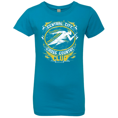 T-Shirts Turquoise / YXS Cross Country Club Girls Premium T-Shirt
