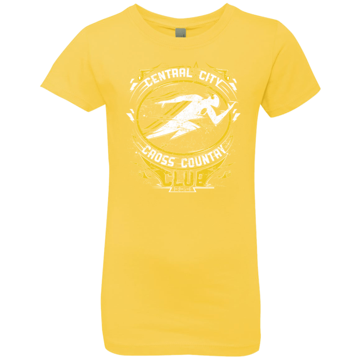 T-Shirts Vibrant Yellow / YXS Cross Country Club Girls Premium T-Shirt