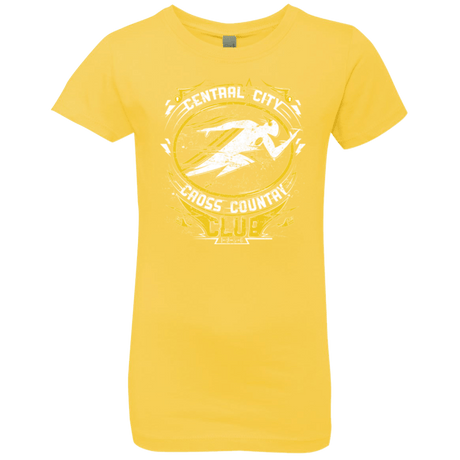 T-Shirts Vibrant Yellow / YXS Cross Country Club Girls Premium T-Shirt