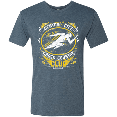 T-Shirts Indigo / Small Cross Country Club Men's Triblend T-Shirt