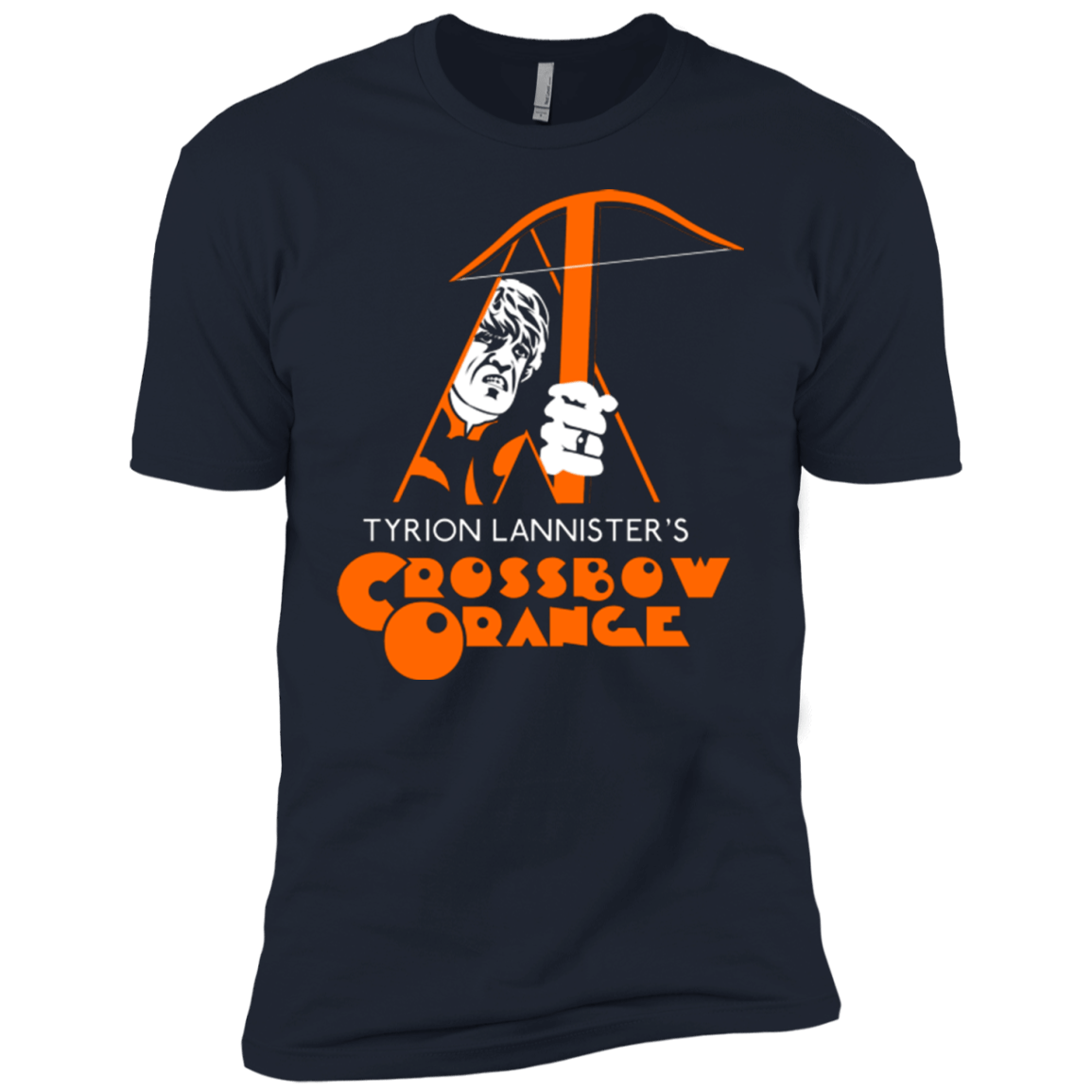 T-Shirts Midnight Navy / YXS Crossbow Orange Boys Premium T-Shirt