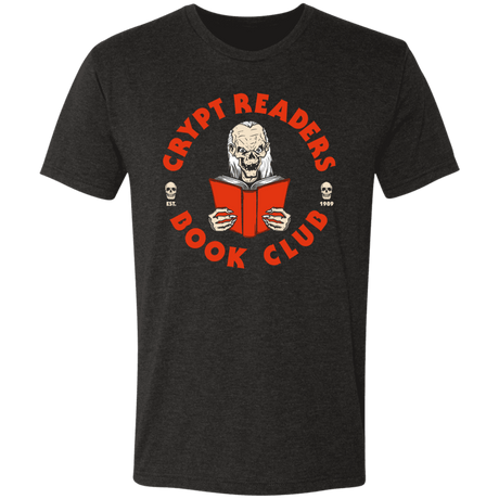 T-Shirts Vintage Black / S Crypt Readers Book Club Men's Triblend T-Shirt