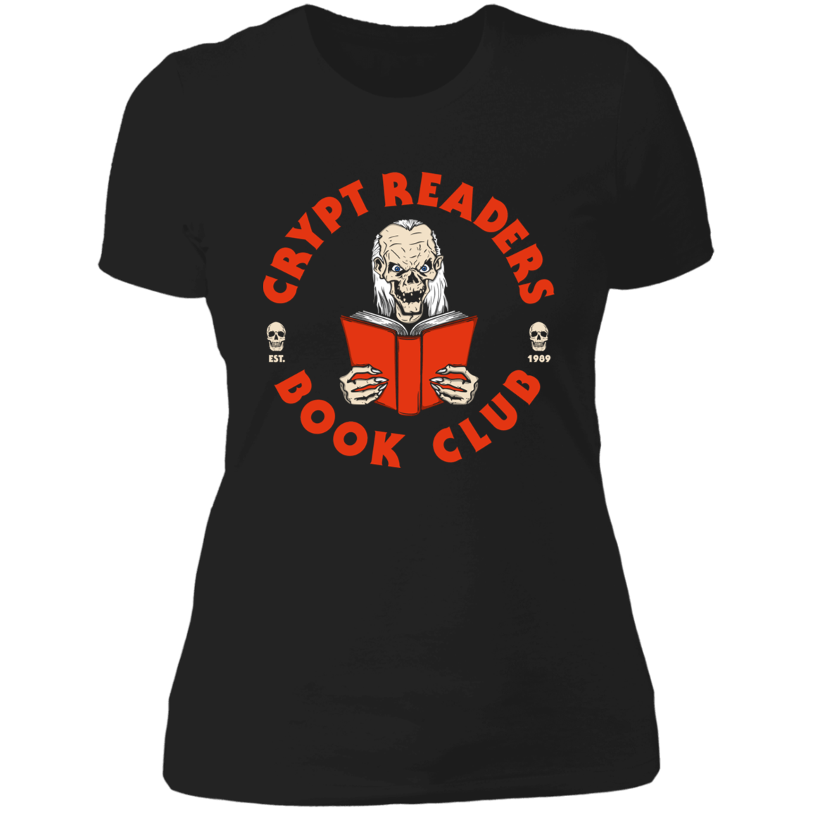 T-Shirts Black / X-Small Crypt Readers Book Club Women's Premium T-Shirt