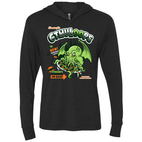 T-Shirts Vintage Black / X-Small Cthuloops Triblend Long Sleeve Hoodie Tee