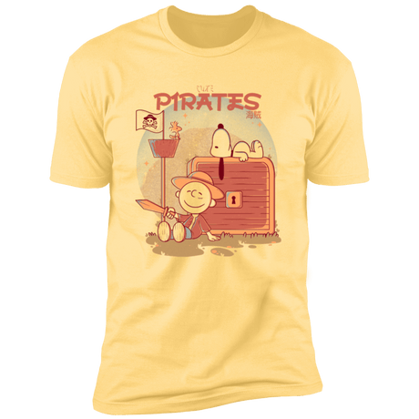 T-Shirts Banana Cream / S Cute Pirates Men's Premium T-Shirt