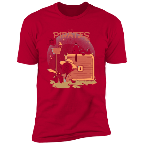 T-Shirts Red / S Cute Pirates Men's Premium T-Shirt