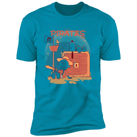 T-Shirts Turquoise / S Cute Pirates Men's Premium T-Shirt