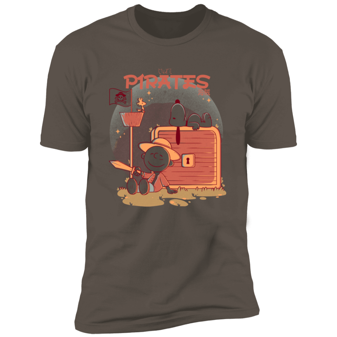 T-Shirts Warm Grey / S Cute Pirates Men's Premium T-Shirt