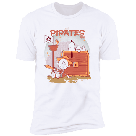 T-Shirts White / S Cute Pirates Men's Premium T-Shirt