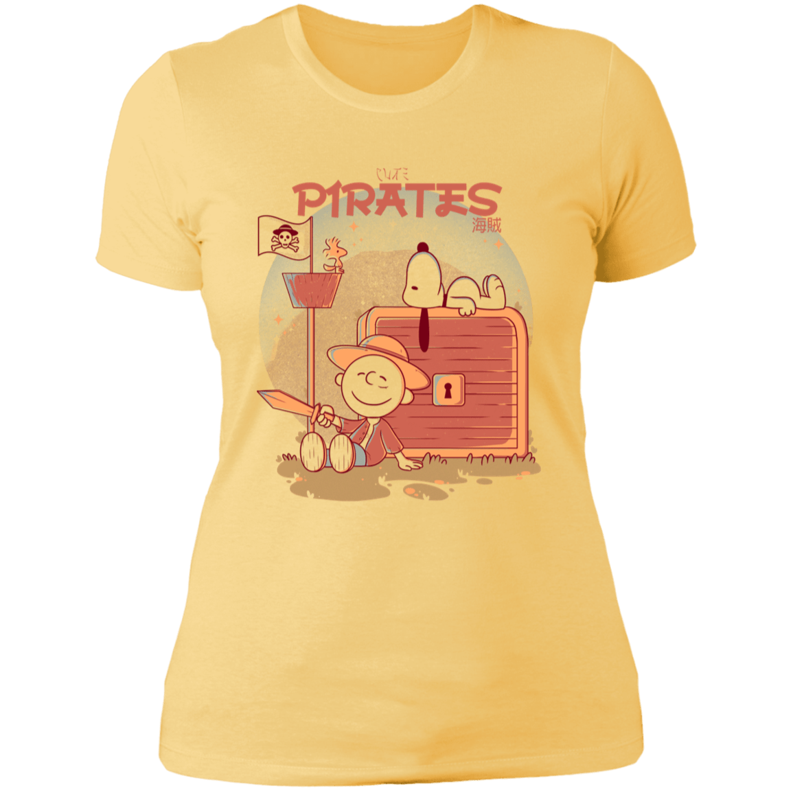 T-Shirts Banana Cream/ / S Cute Pirates Women's Premium T-Shirt