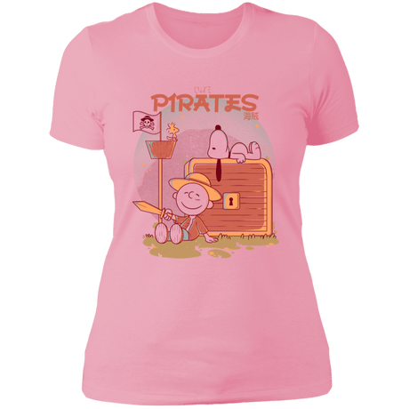 T-Shirts Light Pink / S Cute Pirates Women's Premium T-Shirt