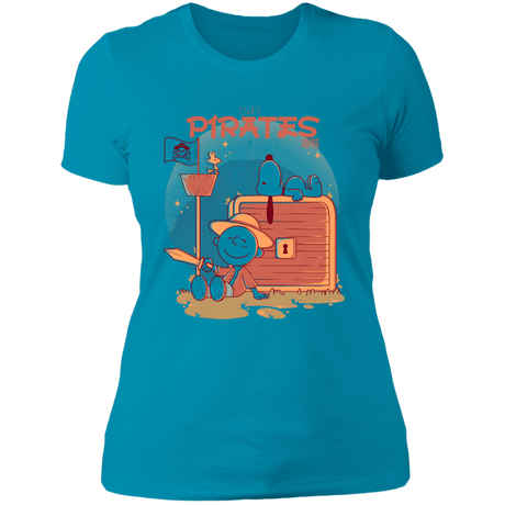 T-Shirts Turquoise / S Cute Pirates Women's Premium T-Shirt