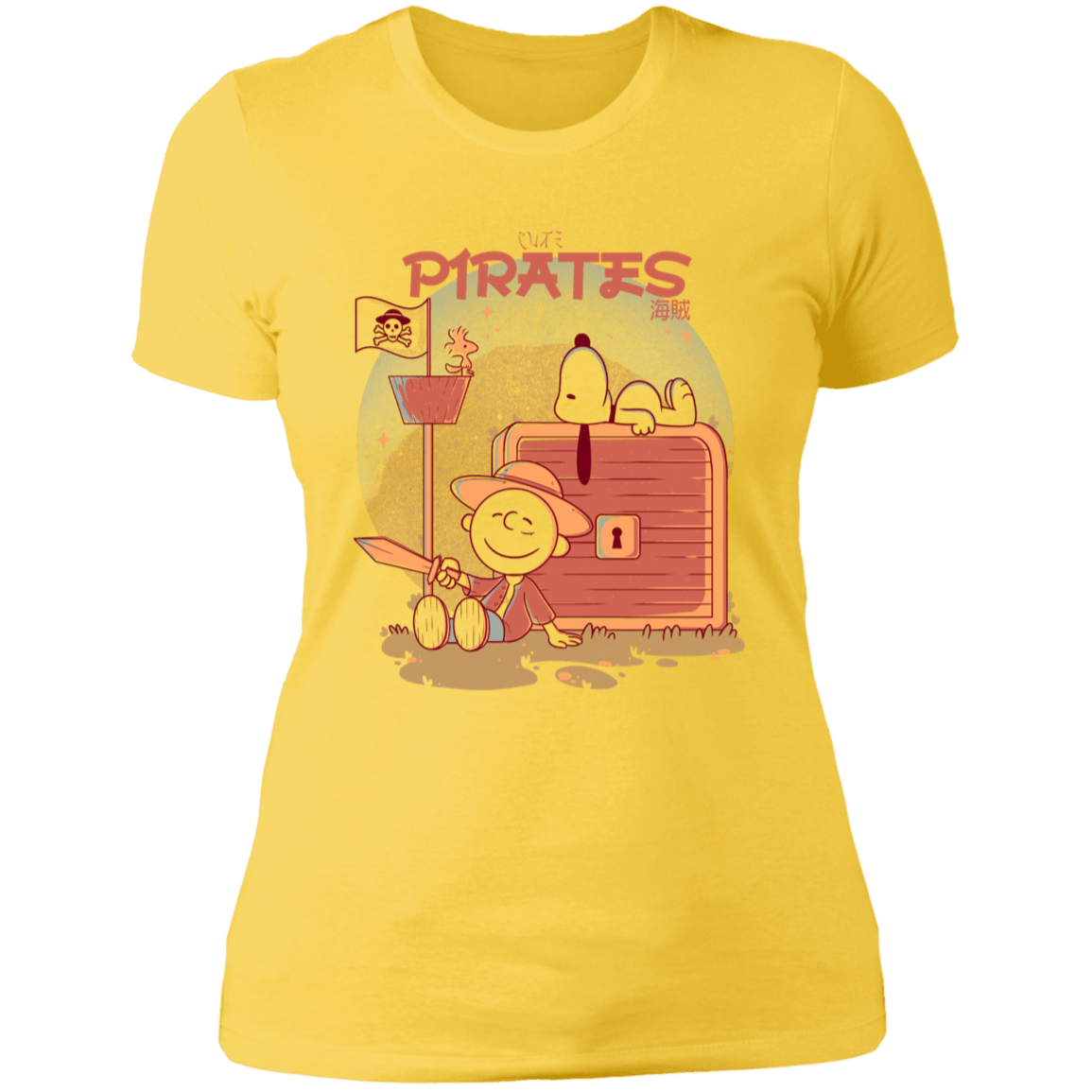 T-Shirts Vibrant Yellow / S Cute Pirates Women's Premium T-Shirt