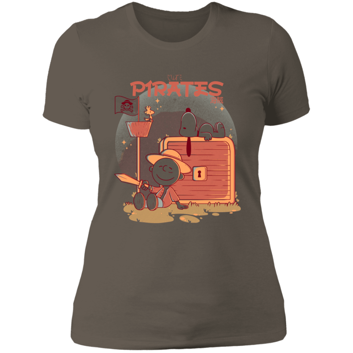 T-Shirts Warm Grey / S Cute Pirates Women's Premium T-Shirt