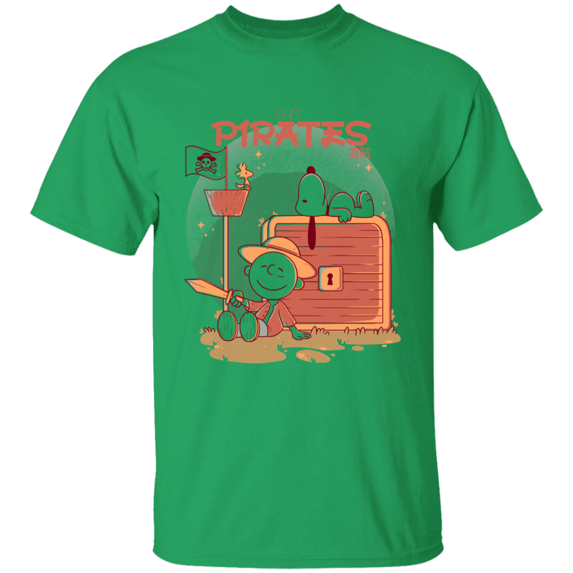 T-Shirts Irish Green / YXS Cute Pirates Youth T-Shirt