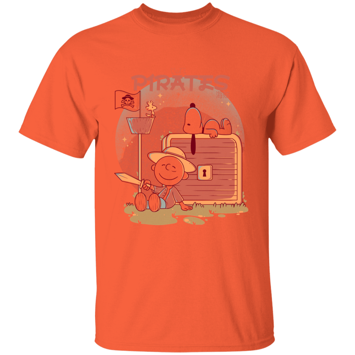 T-Shirts Orange / YXS Cute Pirates Youth T-Shirt