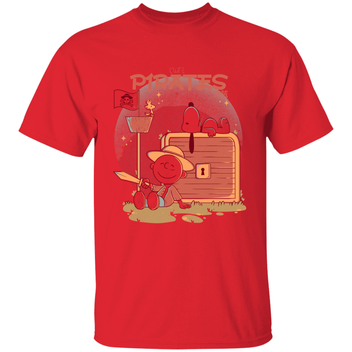 T-Shirts Red / YXS Cute Pirates Youth T-Shirt