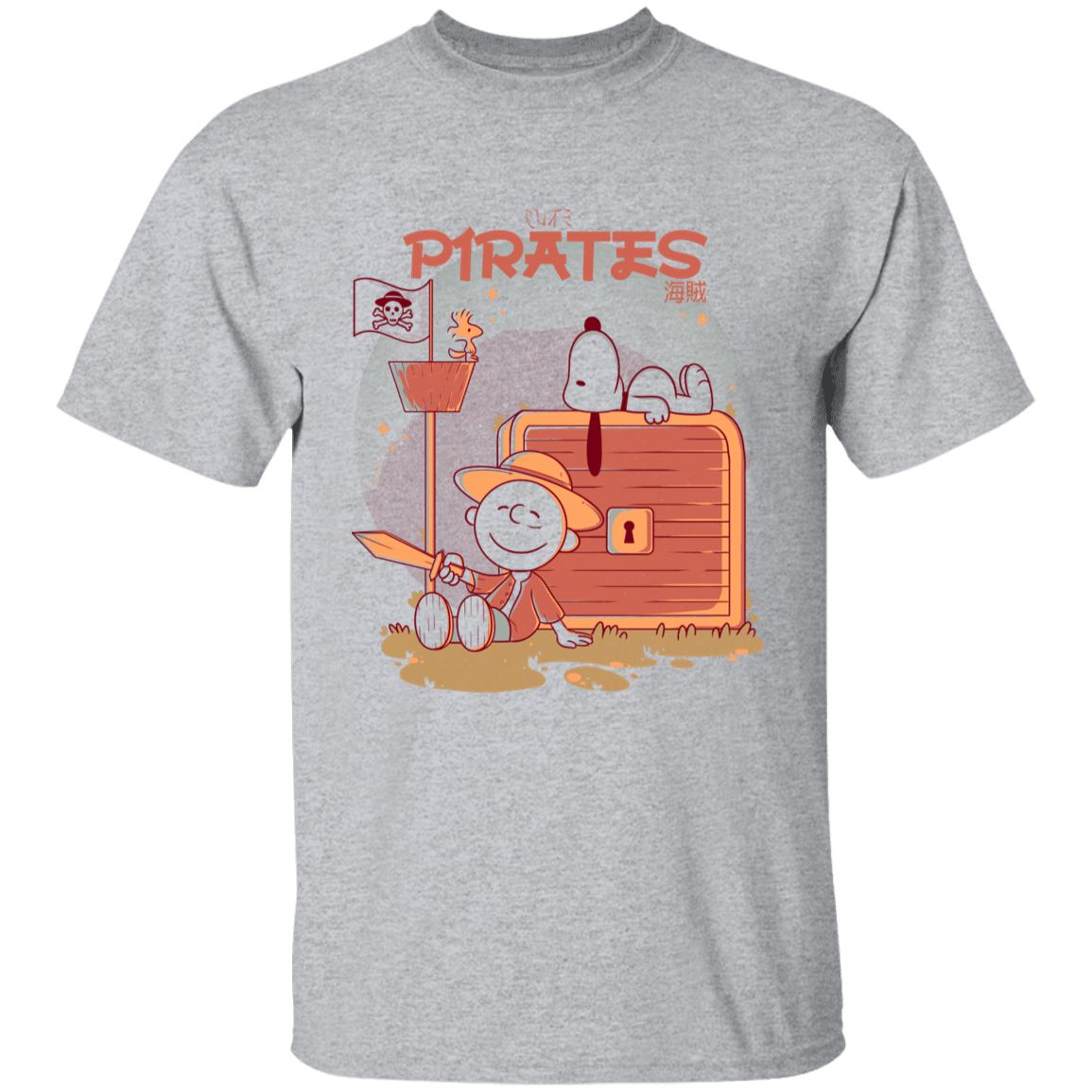 T-Shirts Sport Grey / YXS Cute Pirates Youth T-Shirt