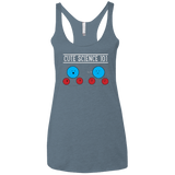 T-Shirts Indigo / X-Small Cute Science - Hydrophobic & Hydrophillic Women's Triblend Racerback Tank