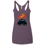 T-Shirts Vintage Purple / X-Small Dance With The Devil Women's Triblend Racerback Tank