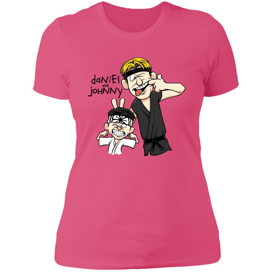 T-Shirts Hot Pink / S Daniel and Johnny Women's Premium T-Shirt