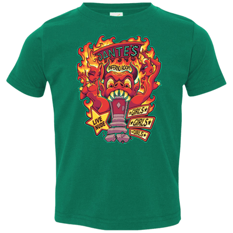 T-Shirts Kelly / 2T Dantes Inferno Room Toddler Premium T-Shirt