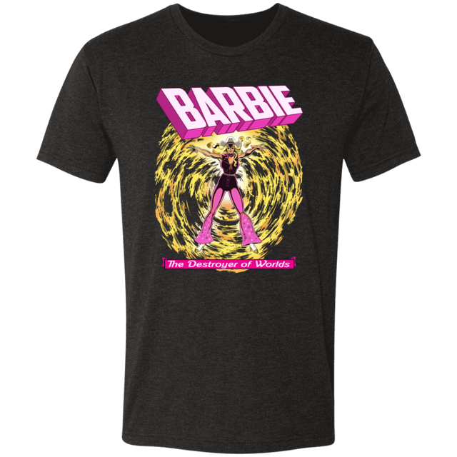 T-Shirts Vintage Black / S Dark Barbie Men's Triblend T-Shirt