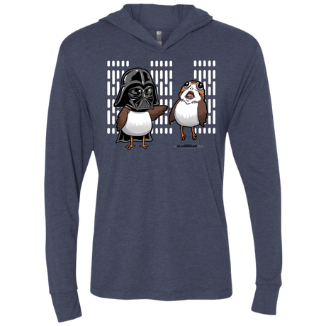 T-Shirts Vintage Navy / X-Small Dark Critter Triblend Long Sleeve Hoodie Tee