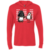 T-Shirts Vintage Red / X-Small Dark Critter Triblend Long Sleeve Hoodie Tee