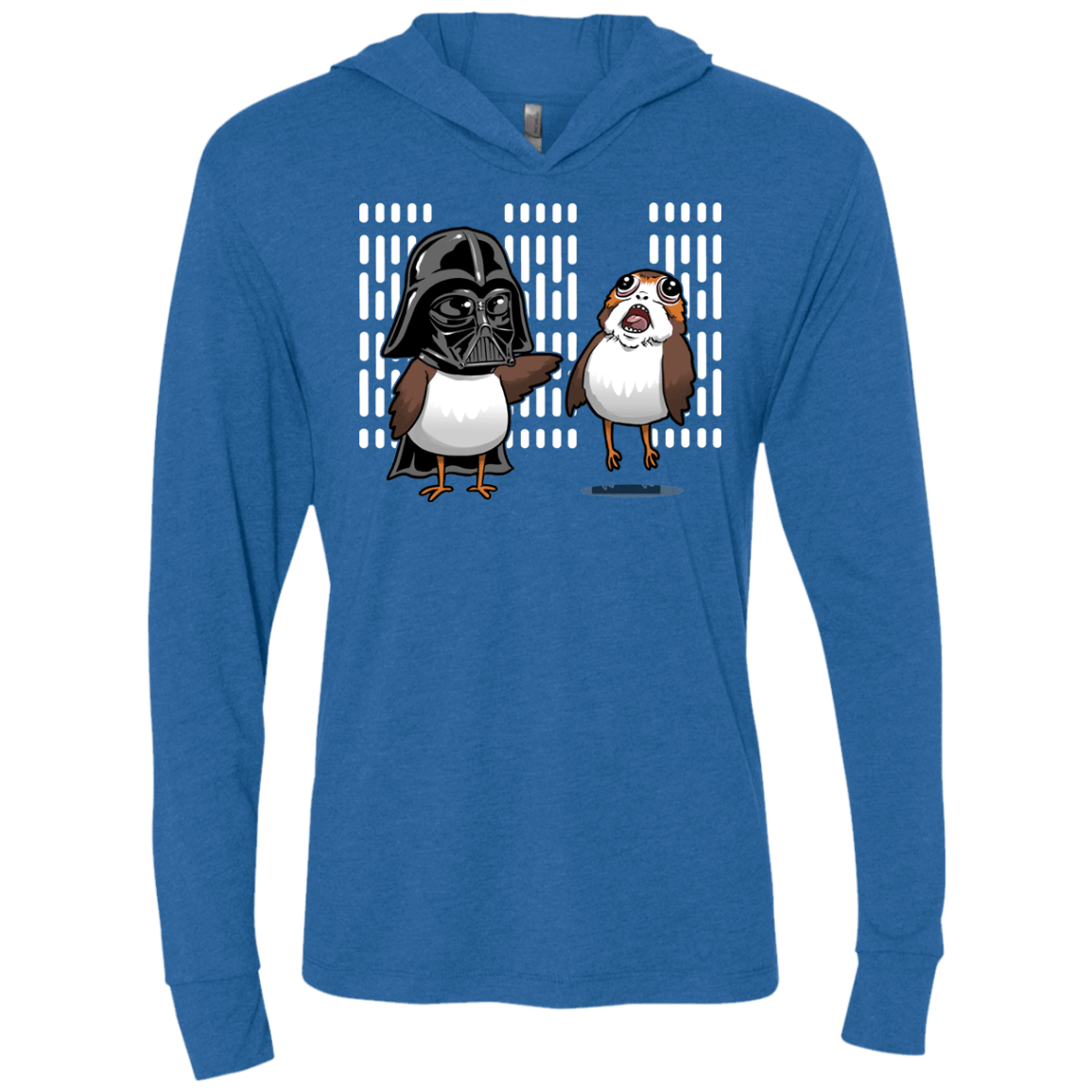 T-Shirts Vintage Royal / X-Small Dark Critter Triblend Long Sleeve Hoodie Tee