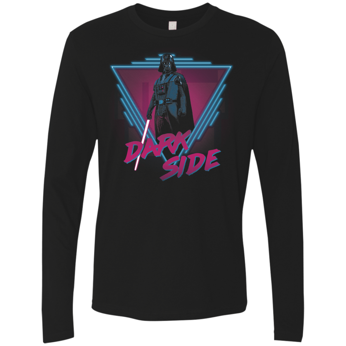 T-Shirts Black / Small Dark Side Men's Premium Long Sleeve
