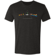 T-Shirts Vintage Black / S Dark Side Of The Rainbow Road Men's Triblend T-Shirt