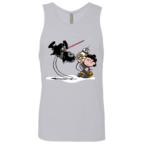 T-Shirts Heather Grey / Small Darkness Falls Men's Premium Tank Top