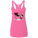 T-Shirts Vintage Pink / X-Small Darkness Falls Women's Triblend Racerback Tank