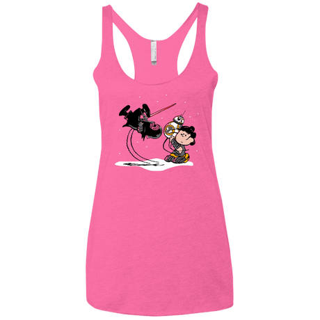 T-Shirts Vintage Pink / X-Small Darkness Falls Women's Triblend Racerback Tank