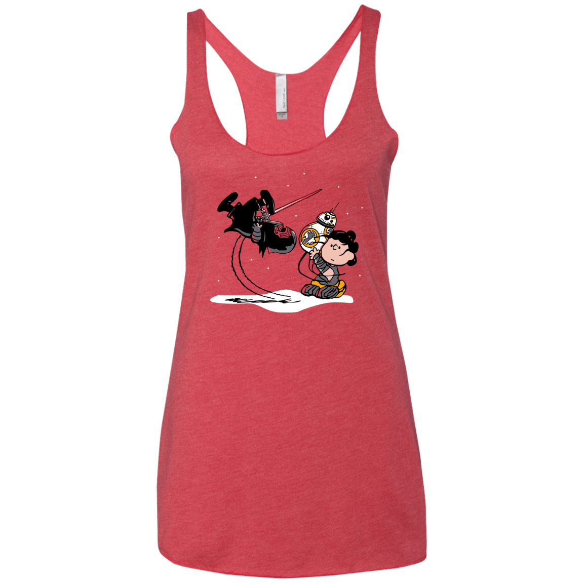 T-Shirts Vintage Red / X-Small Darkness Falls Women's Triblend Racerback Tank