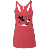 T-Shirts Vintage Red / X-Small Darkness Falls Women's Triblend Racerback Tank