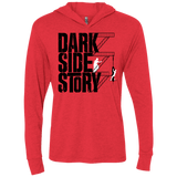 T-Shirts Vintage Red / X-Small DARKSIDE STORY Triblend Long Sleeve Hoodie Tee