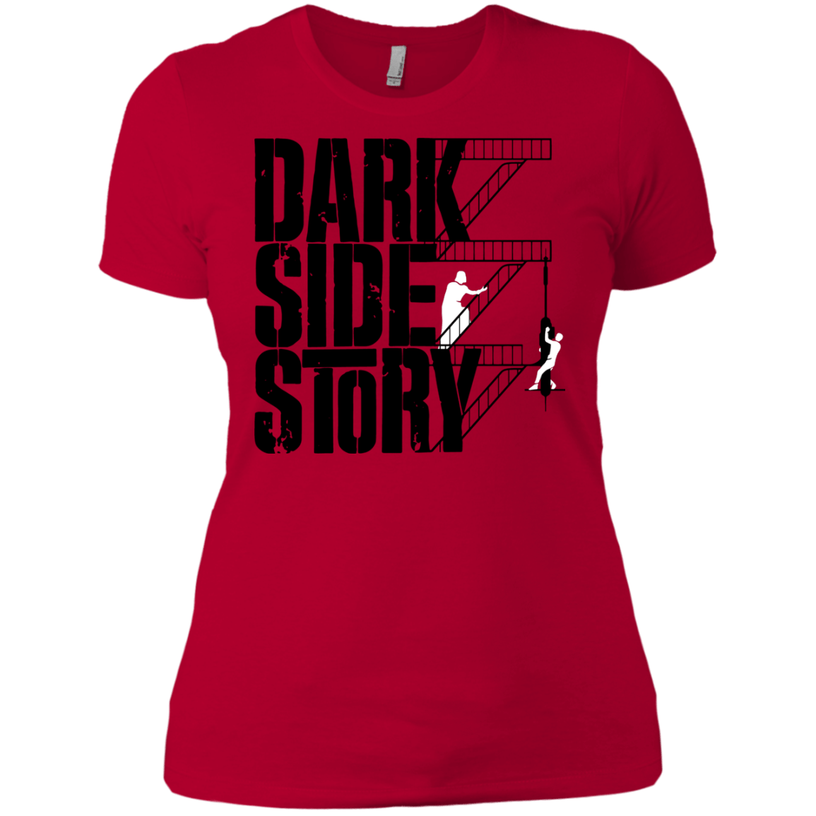 T-Shirts Red / X-Small DARKSIDE STORY Women's Premium T-Shirt