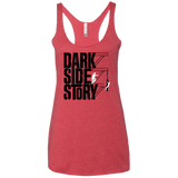 T-Shirts Vintage Red / X-Small DARKSIDE STORY Women's Triblend Racerback Tank