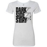 T-Shirts Heather White / Small DARKSIDE STORY Women's Triblend T-Shirt