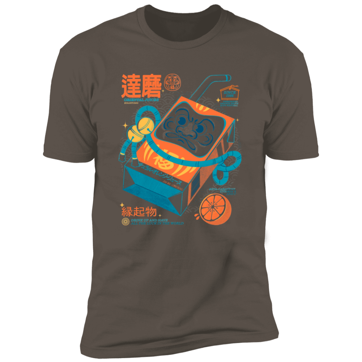 T-Shirts Warm Grey / S Daruma Fresh Men's Premium T-Shirt