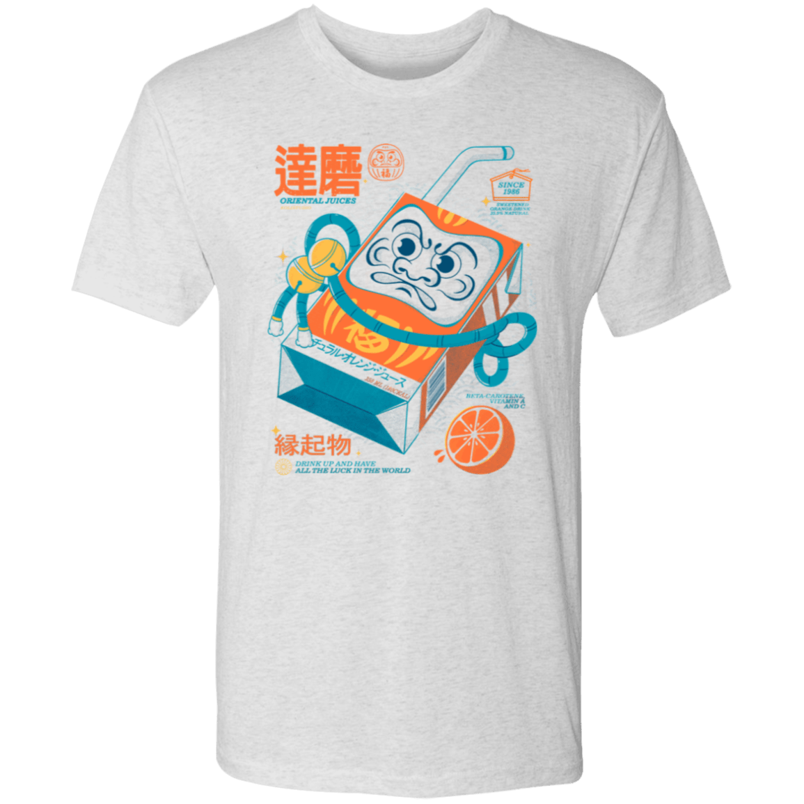 T-Shirts Heather White / S Daruma Fresh Men's Triblend T-Shirt