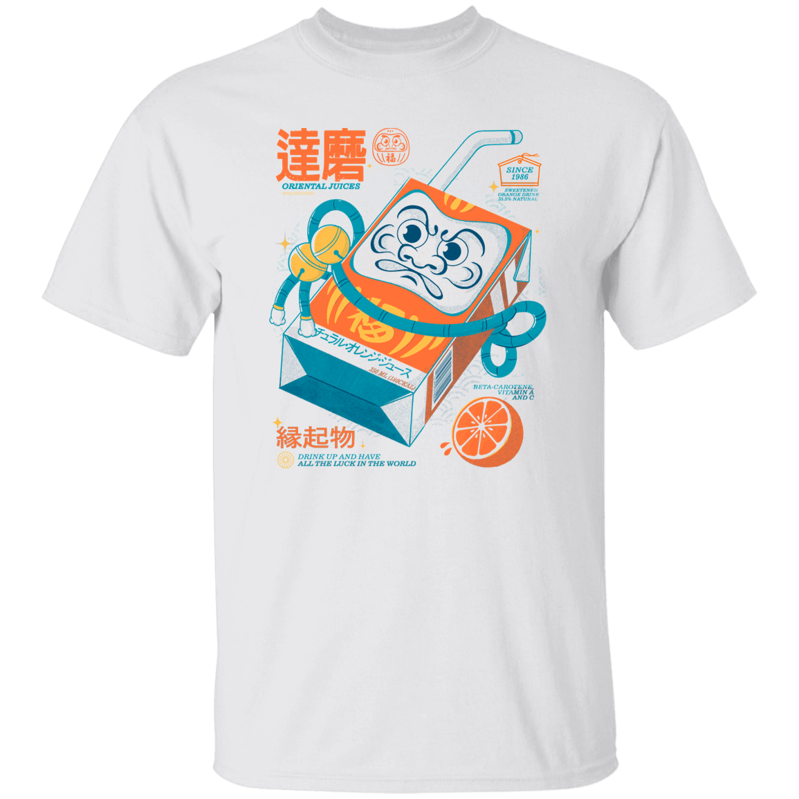 T-Shirts White / S Daruma Fresh T-Shirt